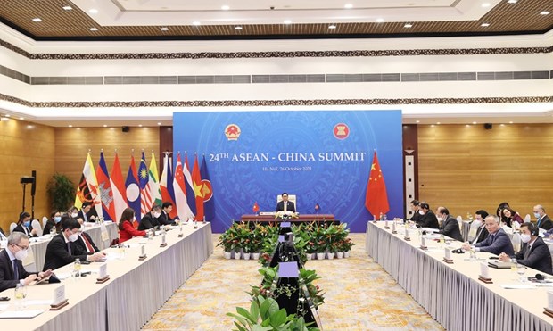 PM Pham Minh Chinh attends 24th ASEAN-China Summit